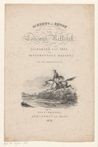 Horse Jumping Over River by Anonymous