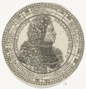 Medal with the Portrait of Johann Wilhelm and the Names of the Electors of the Palatinate by Anonymous