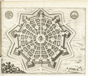 Map of Palmanova, 1726 by Anonymous