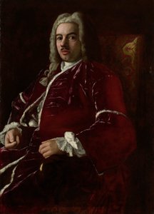 Portrait of Cornelis Calkoen (1696-1764). Ambassador to the Ottoman Empire in Constantinople (Istanbul)