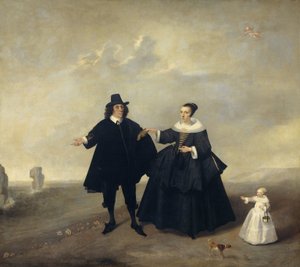 Portrait of a Married Couple with Child, Members of the Beresteyn Family