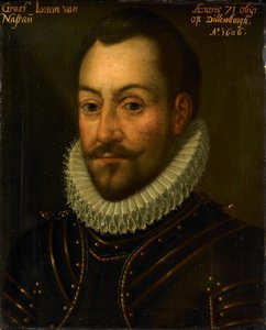 Portrait of an Unknown Count or Officer, Possibly Count John the Old of Nassau or Louis of Nassau