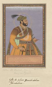 Portrait of Ali Adil-shah, Son of Sultan Mahmud; He Ruled Bijapur after His Father