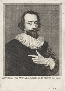 Portrait of Anton van Opstal by Anonymous