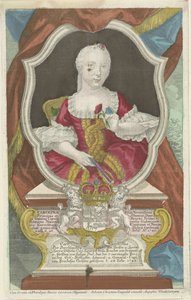 Portrait of Carolina, Princess of Orange-Nassau by Anonymous