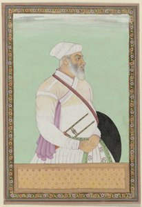 Portrait of Dalil-khan, Grand Vizier of Aurangzeb, Former Governor of the Deccan Province; He is from the Rohilla Pathans