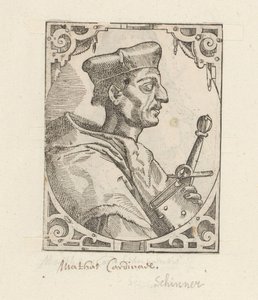 Portrait of Matthäus Schiner by Anonymous