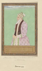 Portrait of Sharza Khan, Vizier During the Time of Sultan Abdullah and Abul Hasan by Anonymous