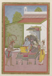 Rama and Sita Enthroned