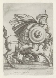 Relief with the Deed of Marcus Curtius (Antique Sculptures in Rome) by Anonymous