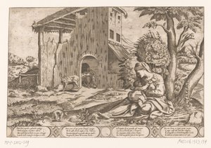 Rest on the Flight into Egypt by Anonymous