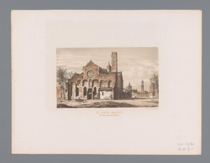 Ruins of the Mariakerk in Utrecht
