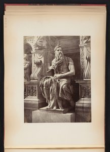 Sculpture of Moses by Michelangelo, Monument for Julius II, S. Pietro in Vincoli in Rome, Italy