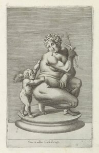 Sculpture of Venus and Amor by Anonymous