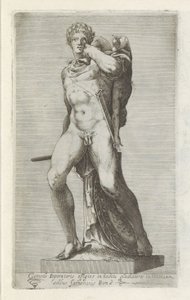 Sculpture of Emperor Commodus as Gladiator