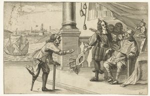 Satire on the Failed Attack on Ostend, 1658 by Anonymous