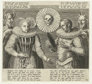 Caricature of the Stiff Ruff, ca. 1600