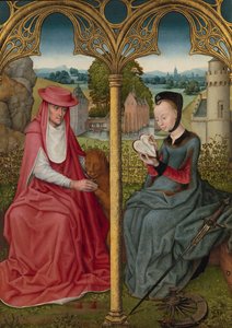 St Jerome and St Catherine of Alexandria
