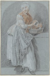 Standing Woman with a Basket