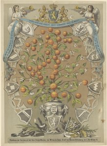 Family Tree of the House of Orange-Nassau by Anonymous