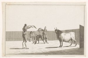 Bullfighter with Banderillas (Collection of the Main Maneuvers of a Bullfight) by Anonymous