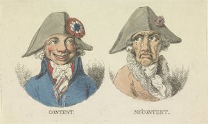 Content and Discontent, 1795 by Anonymous