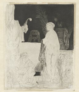 The Artist Drawing from the Model by Anonymous