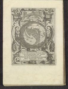 Title Print with Map of Venice (Scenes from Venetian Life) by Anonymous