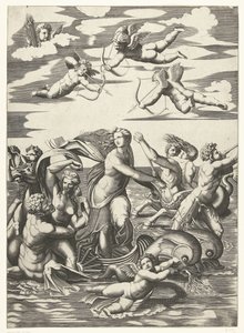 Triumph of Galatea with Tritons and Nereids and Putti