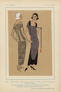 Très Parisien, 1923, No 10: 14.- DISCUSSION. - In Printed Moroccan...