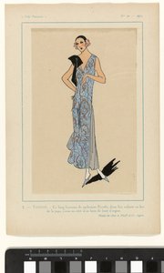Très Parisien, 1923, No 10: 3. Timidity. - This Long Sheath... by Anonymous