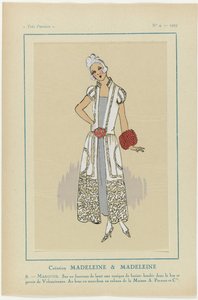 Très Parisien, 1923, No. 4: 8. - MARQUISE. On a Sheath...