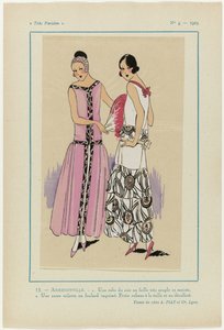 Very Parisian, 1923, No 5: 15.- ARMENONVILLE. - 1. An Evening Dress... by Anonymous