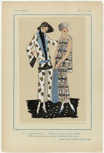 Very Parisian, 1923, No 5: 9.- SANS-SOUCI. 1. Jersey Suit... by Anonymous