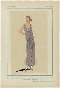 Très Parisien, 1923, No 6: 6.- CRICRI. - For the Evening, This Dress...