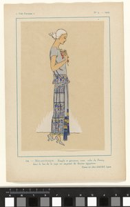 Very Parisian, 1923, No 9: Melancholic. - Simple and Graceful...