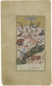 Two Reclining Figures in an Arcadian Landscape by Anonymous