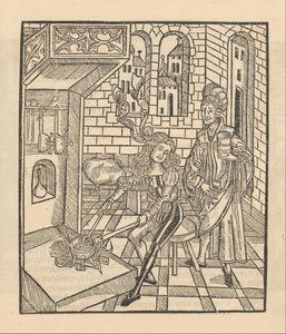 Two Men by a Cooking Fire
