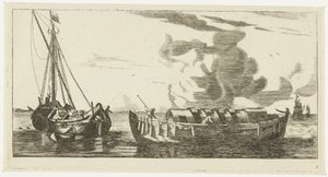 Two Ships: an Amsterdam Lighter and a Wieringer Lighter