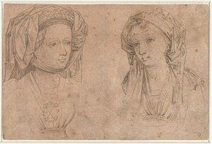Two Female Heads
