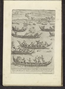 Venetian Nobles Hunting Birds (Scenes from Venetian Life)