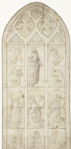 Vidimus for a Stained Glass Window with the Ascension of Christ by Anonymous