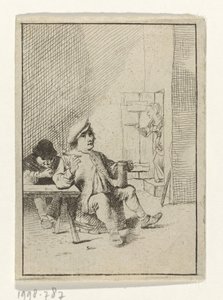 Violinist by a Couple at a Table (The Concert)