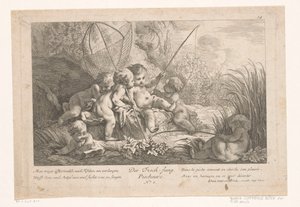 Fishing Putti, Der Fisch-fang / Pescheurs