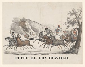 Flight of Fra-Diavolo by Anonymous