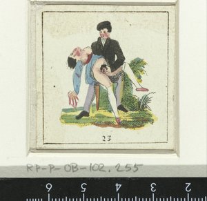 Loving Couple in a Grove, Eight Erotic Scenes (series title) by Anonymous