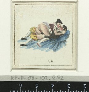 Couple Making Love, Man and Woman Dressed (Eight Erotic Scenes) by Anonymous
