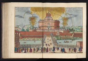 Fireworks at the Castel Sant