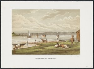 Waal Bridge at Zaltbommel, 1869, The Principal Railway Bridges in the Netherlands (series title) by Anonymous