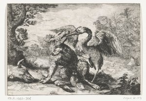 Wolf and Crane